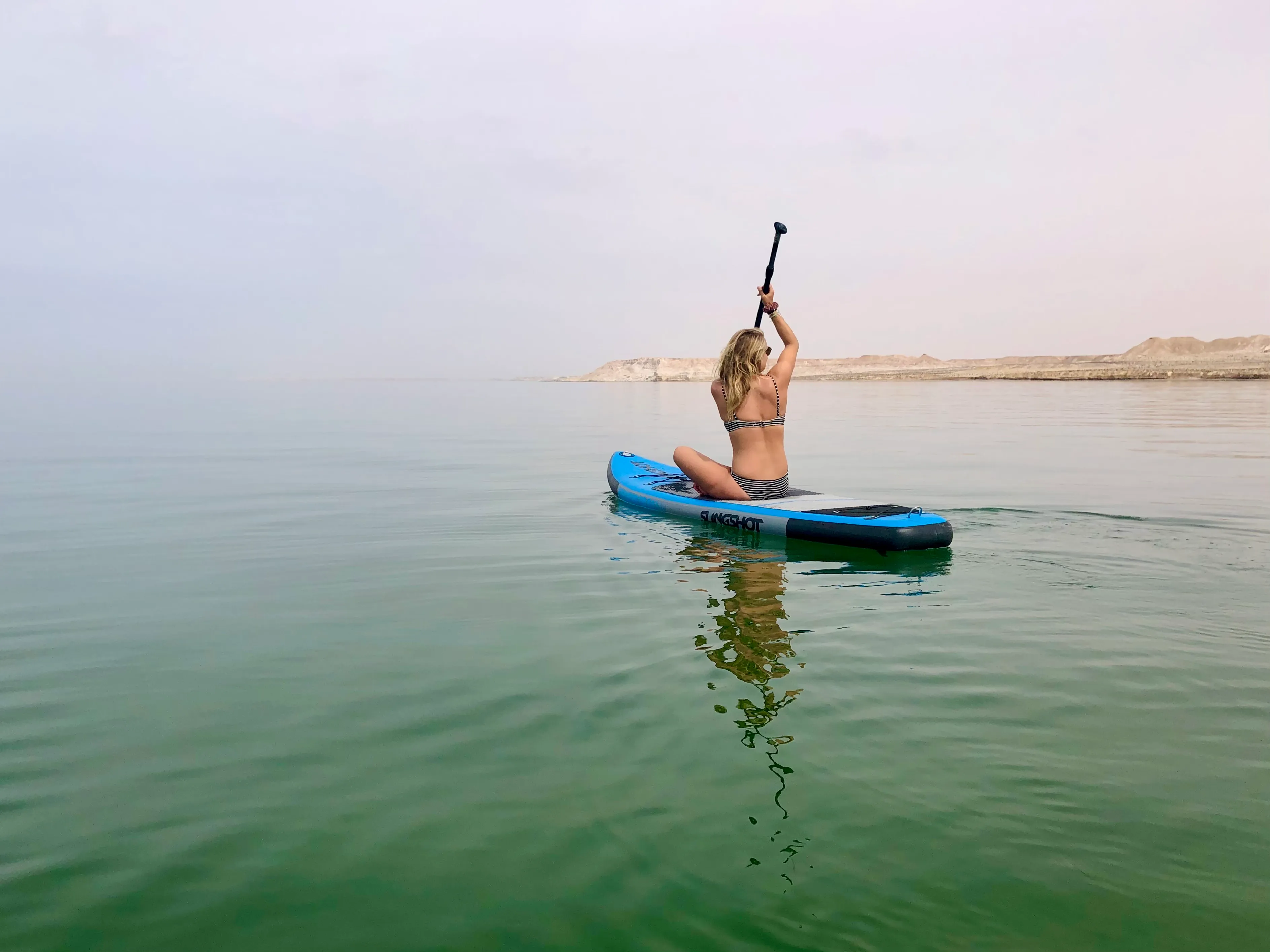 paddle en la laguna de Dakhla