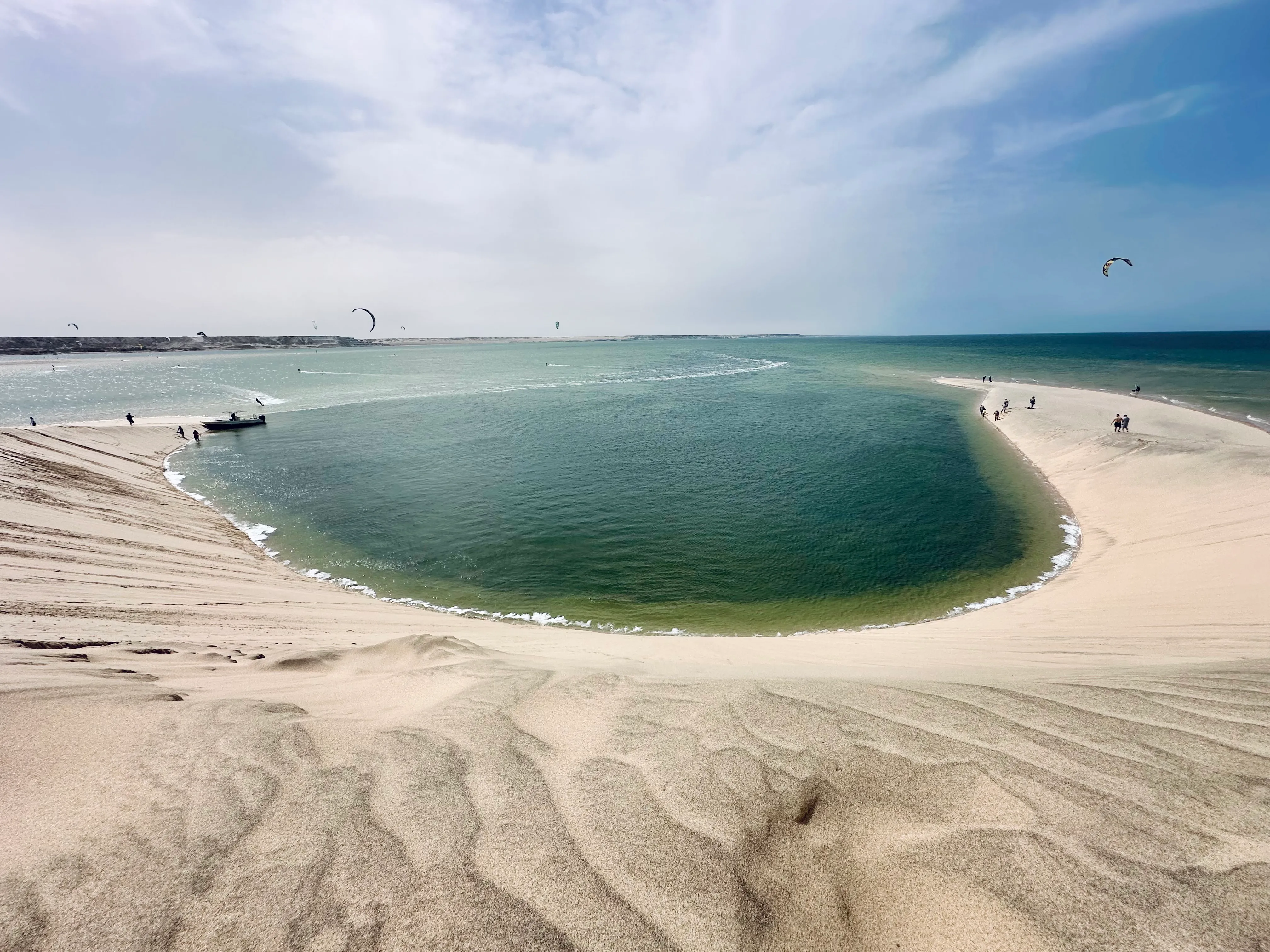 The White Dune in the Dakhla desert