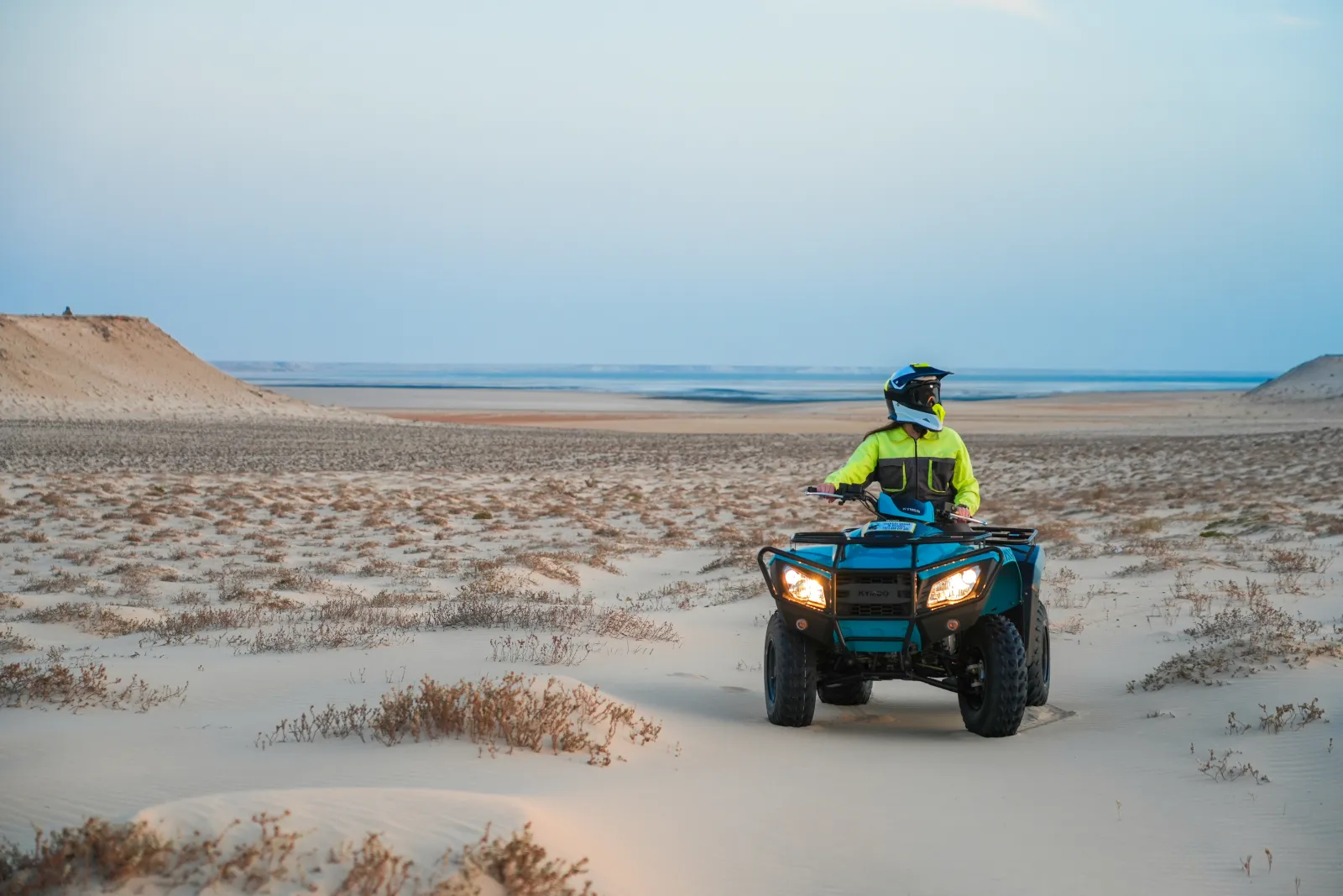 Quad biking in the Dakhla desert